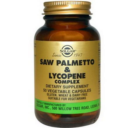 Solgar, Saw Palmetto&Lycopene Complex, 50 Veggie Caps