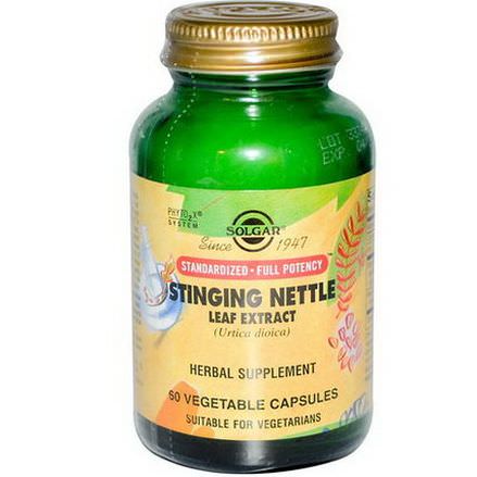 Solgar, Stinging Nettle Leaf Extract, 60 Veggie Caps