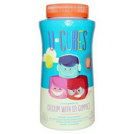 Solgar, U-Cubes, Children's Calcium With D3 Gummies, 120 Gummies
