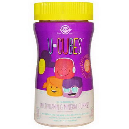 Solgar, U-Cubes, Children's Multi-Vitamin&Mineral Gummies, 60 Gummies