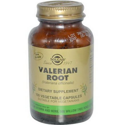Solgar, Valerian Root, 100 Veggie Caps