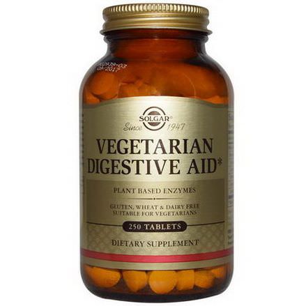 Solgar, Vegetarian Digestive Aid, 250 Tablets