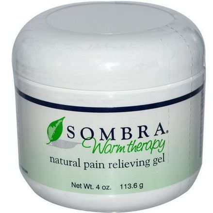 Sombra Professional Therapy, Warm Therapy, Natural Pain Relieving Gel 113.6g