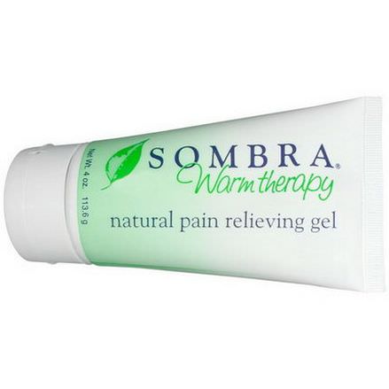 Sombra Professional Therapy, Warm Therapy, Natural Pain Relieving Gel, with Easy Pop Open Lid 113.6g
