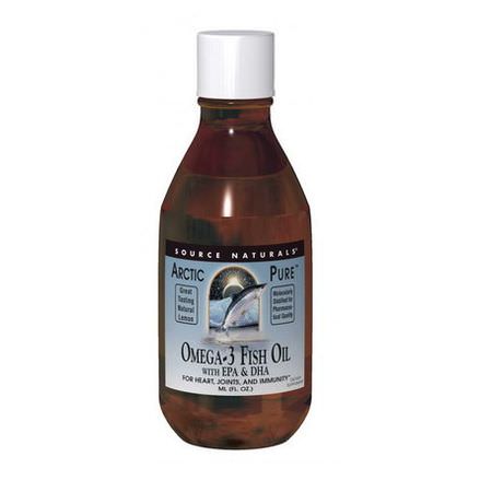 Source Naturals, ArcticPure, Omega-3 Fish Oil with EPA&DHA, Natural Lemon Flavor 200ml