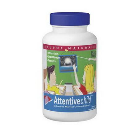Source Naturals, Attentive Child, 60 Tablets