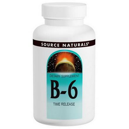Source Naturals, B-6, 500mg, 100 Tablets