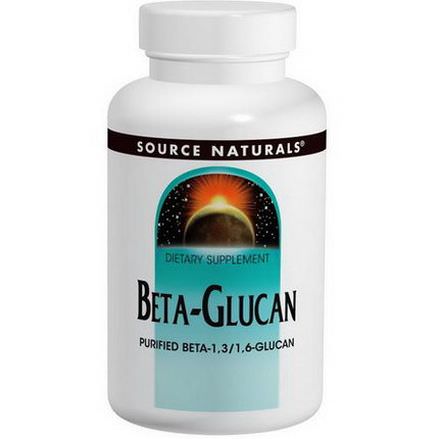 Source Naturals, Beta Glucan, 250mg, 60 Tablets