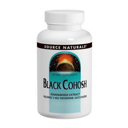 Source Naturals, Black Cohosh, 80mg, 120 Tablets