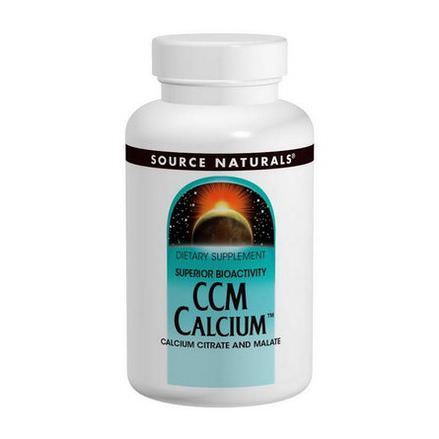 Source Naturals, CCM Calcium, 300mg, 120 Tablets
