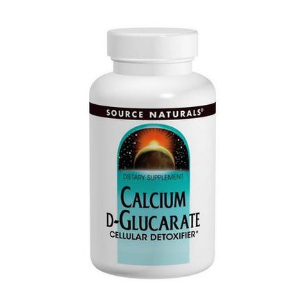 Source Naturals, Calcium D-Glucarate, 500mg, 120 Tablets