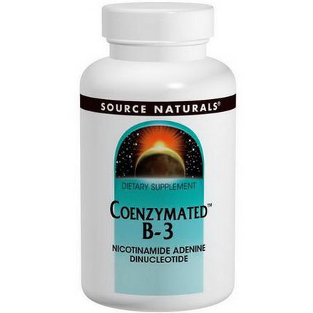 Source Naturals, Coenzymated B-3, Sublingual, 25mg, 60 Tablets