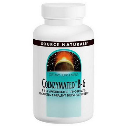 Source Naturals, Coenzymated B-6, 100mg, 60 Tablets
