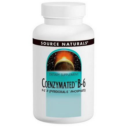 Source Naturals, Coenzymated B-6, 25mg Sublingual, 120 Tablets