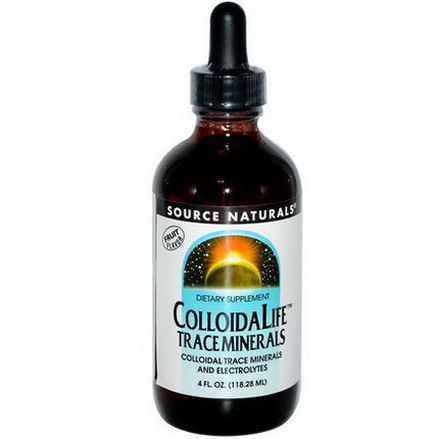 Source Naturals, ColloidaLife Trace Minerals, Fruit Flavor 118.28ml