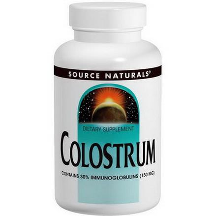 Source Naturals, Colostrum, 500mg, 120 Capsules