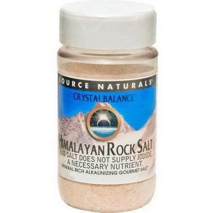 Source Naturals, Crystal Balance, Himalayan Rock Salt, Fine Grind 340g