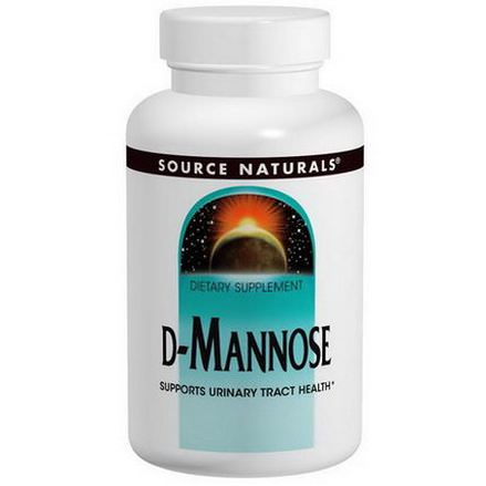 Source Naturals, D-Mannose, 500mg, 120 Capsules