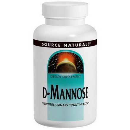 Source Naturals, D-Mannose, 500mg, 60 Capsules