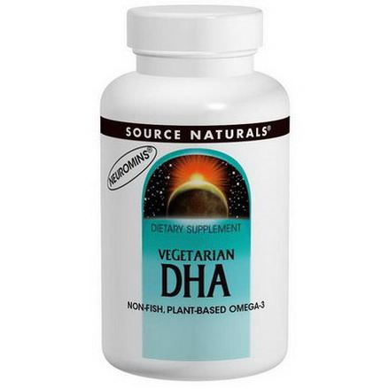 Source Naturals, DHA, Vegetarian, 200mg, 30 Softgels