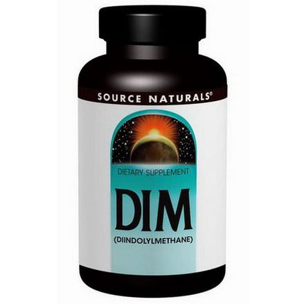 Source Naturals, DIM Diindolylmethane, 100mg, 60 Tablets