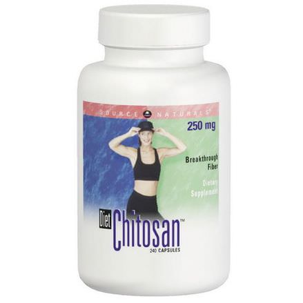Source Naturals, Diet Chitosan, 250mg, 240 Capsules