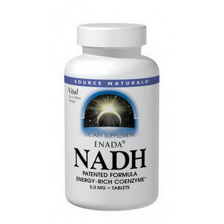 Source Naturals, ENADA NADH, 5.0mg, 30 Tablets
