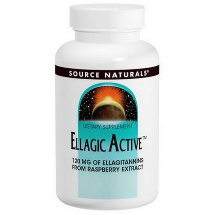 Source Naturals, Ellagic Active, 300mg, 60 Tablets