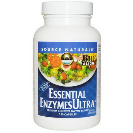 Source Naturals, Essential Enzymes Ultra, 120 Capsules