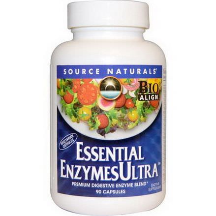 Source Naturals, Essential EnzymesUltra, 90 Capsules