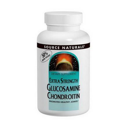 Source Naturals, Extra Strength, Glucosamine Chondroitin, 120 Tablets