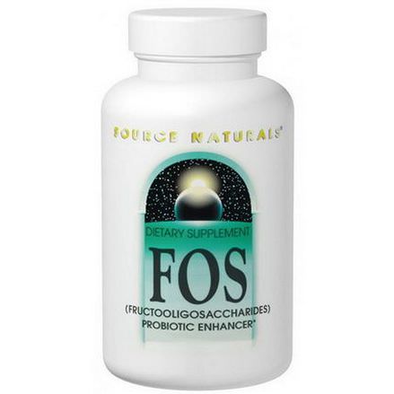 Source Naturals, FOS Fructooligosaccharides, 100 Tablets