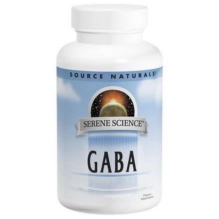 Source Naturals, GABA, 750mg, 180 Capsules