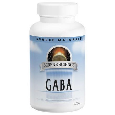 Source Naturals, GABA, 750mg, 180 Tablets