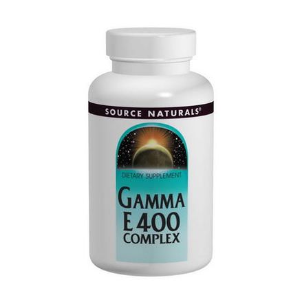 Source Naturals, Gamma E 400 Complex, 60 Softgels