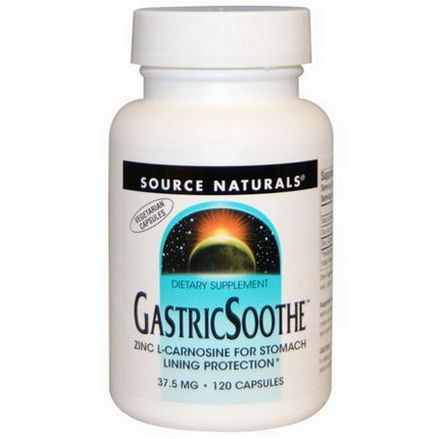 Source Naturals, GastricSoothe, 37.5mg, 120 Capsules