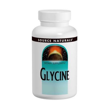 Source Naturals, Glycine, 500mg, 200 Capsules