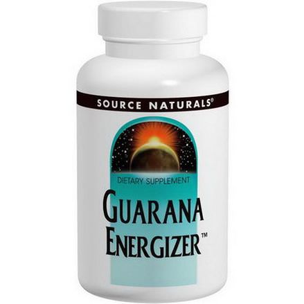 Source Naturals, Guarana Energizer, 900mg, 200 Tablets