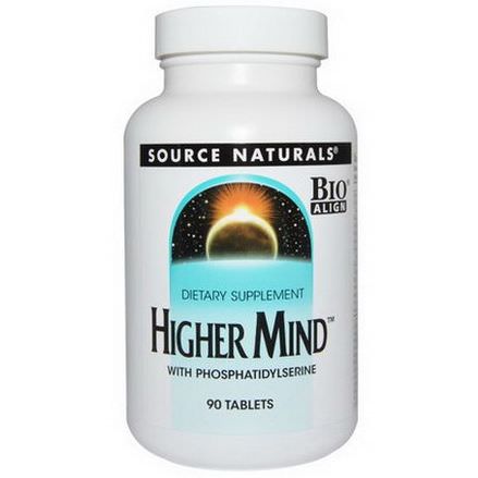 Source Naturals, Higher Mind, 90 Tablets