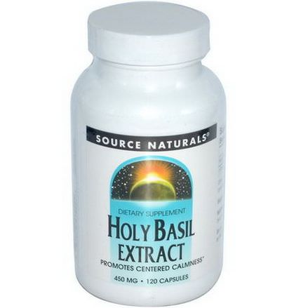 Source Naturals, Holy Basil Extract, 450mg, 120 Capsules