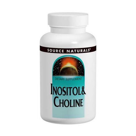 Source Naturals, Inositol&Choline, 800mg, 100 Tablets