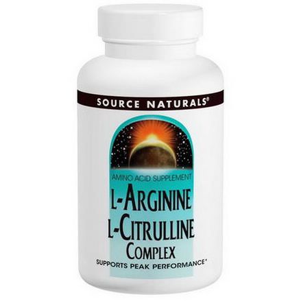 Source Naturals, L-Arginine L-Citrulline Complex, 1,000mg, 120 Tablets