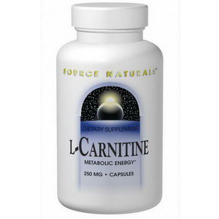 Source Naturals, L-Carnitine, 250mg, 120 Capsules