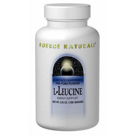 Source Naturals, L-Leucine 100g