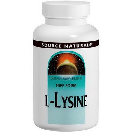 Source Naturals, L-Lysine, 1,000mg, 100 Tablets