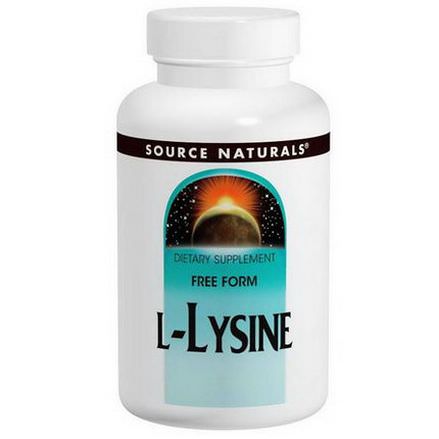 Source Naturals, L-Lysine, 500mg, 200 Capsules