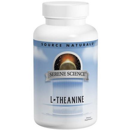 Source Naturals, L-Theanine, 200mg, 60 Tablets