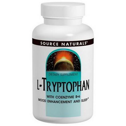 Source Naturals, L-Tryptophan, 500mg, 60 Capsules