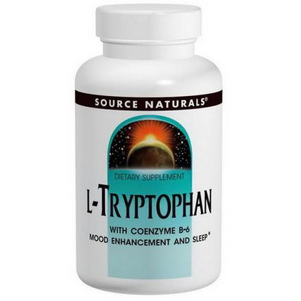Source Naturals, L-Tryptophan, 500mg, 60 Tablets