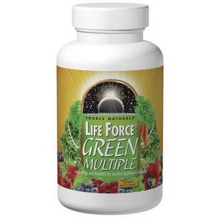 Source Naturals, Life Force, Green Multiple, 180 Tablets